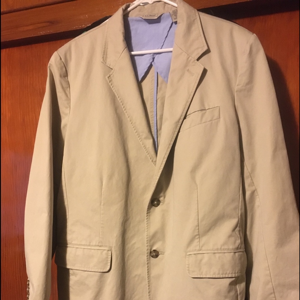 Men’s LL Bean Casual 100% Cotton Sportcoat